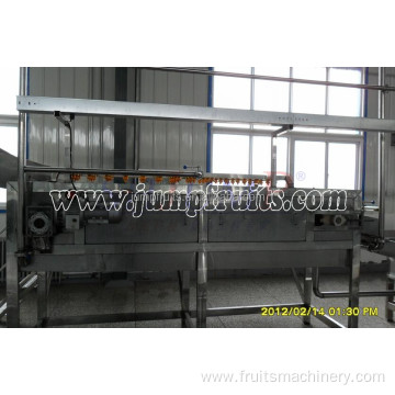 Industrial fruit and vegetable washing and drying machine